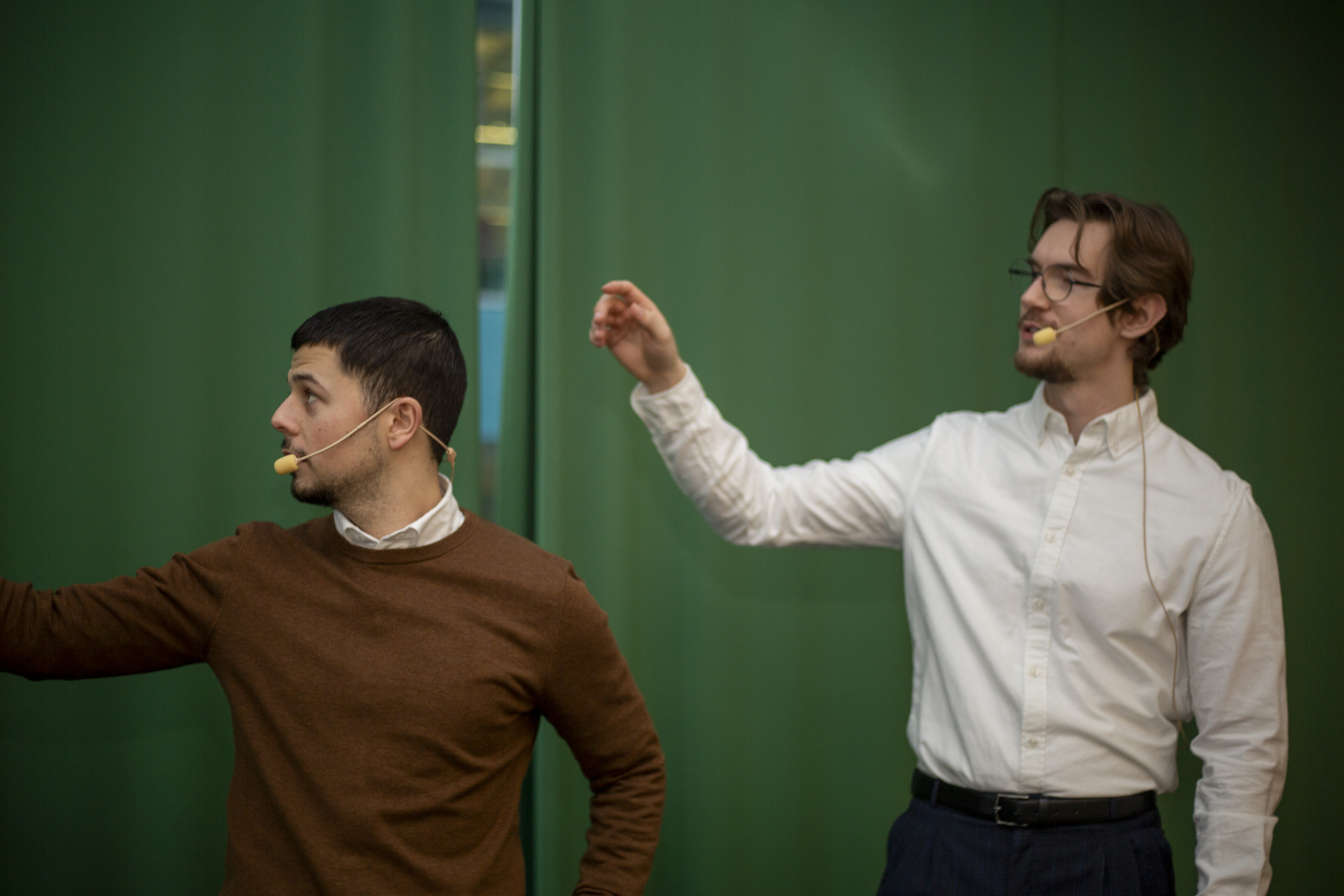 Team collaboration at a conference